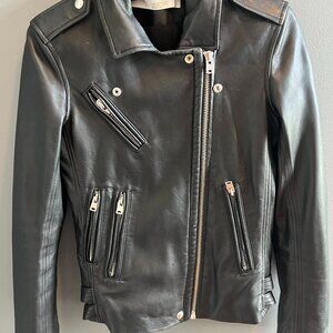 IRO Han Leather Moto Jacket, 38